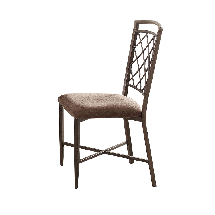 Aldric Side Chair - Fabric Marble/Antique