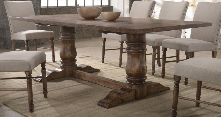 Leventis Dining Table - Weathered Oak