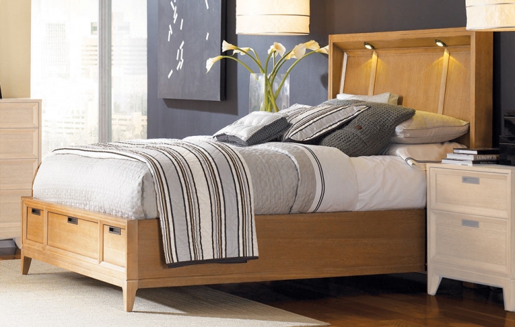 Sedona Lighted Storage Bed