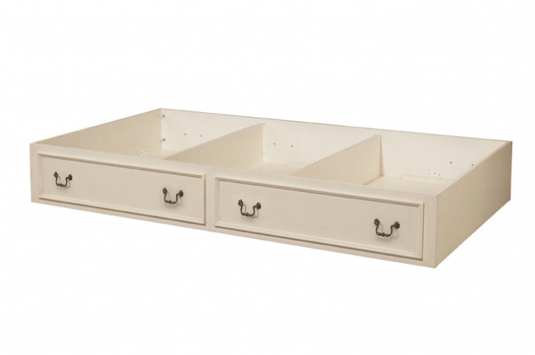 Retreat Dual Function Underbed Storage-Kd - Antique White