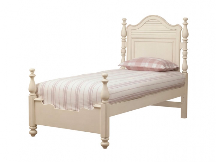 Retreat Panel Bed - Antique White