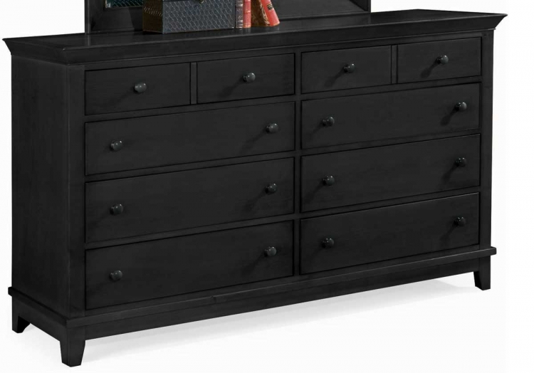 Sterling Pointe Triple Dresser Black