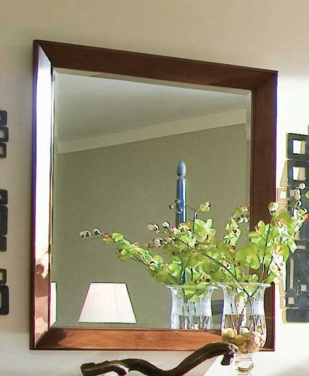 Sterling Pointe Landscape Mirror Black