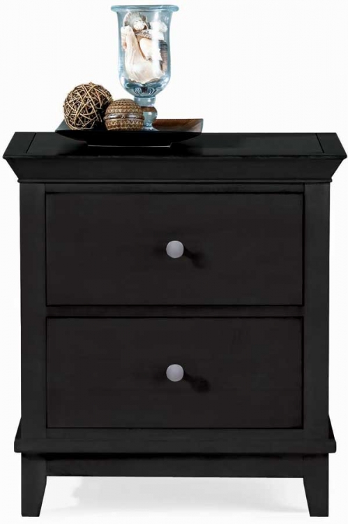 Sterling Pointe 2 Drawer Night Stand Black