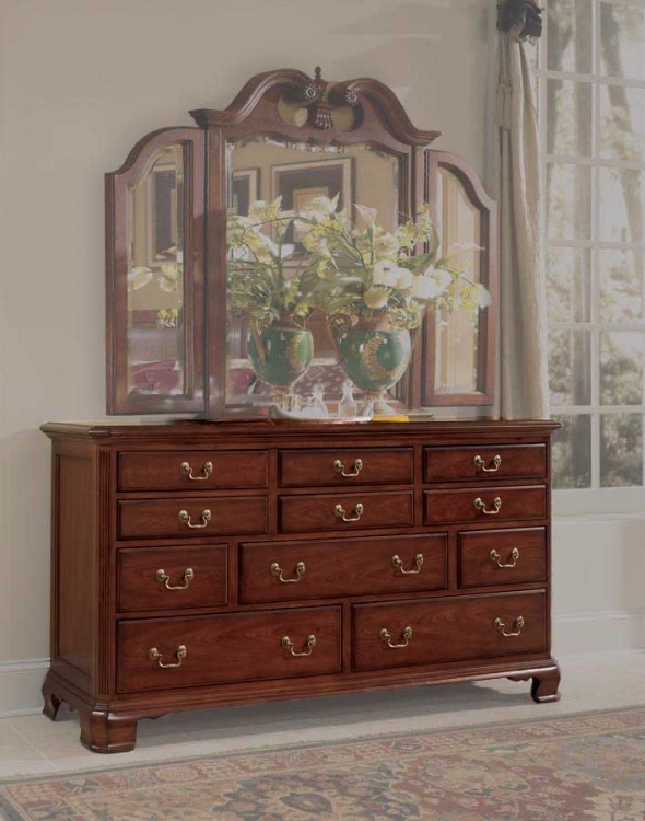 Cherry Grove Triple Dresser