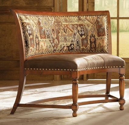 American Drew European Traditions Curved Bench