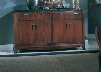 American Drew Advocate Credenza with Granite Top