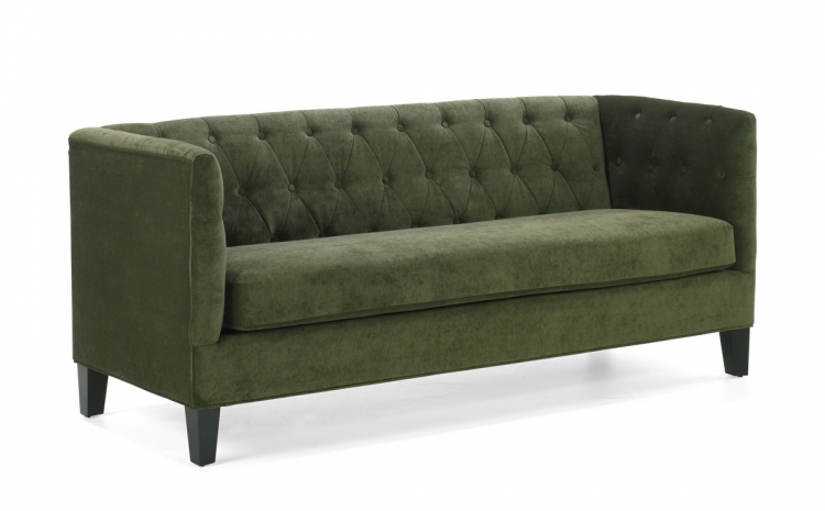 Melrose Sofa Green Chenille