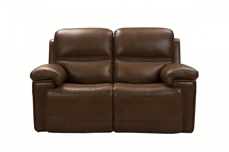 Sedrick Power Reclining Console Loveseat with Power Head Rests - Spence Caramel/Leather Match
