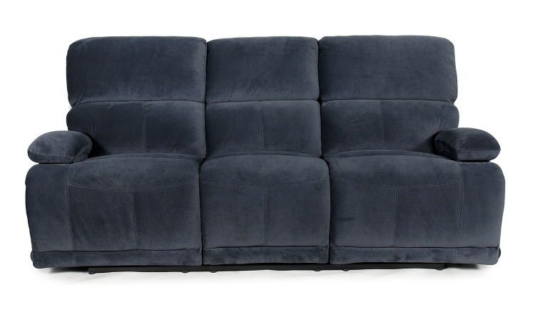 Hudson ll Casual Comforts Reclining Sofa - Charcoal