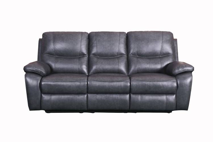 Carter Power Reclining Sofa - Toby Gray/Leather Match