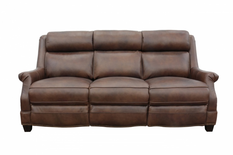 Warrendale Power Reclining Sofa with Power Head Rests - Worthington Cognac/All Leather