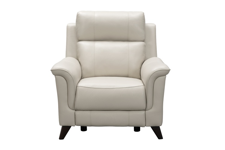 Kester Power Recliner Chair with Power Head Rest - Laurel Cream/Leather match