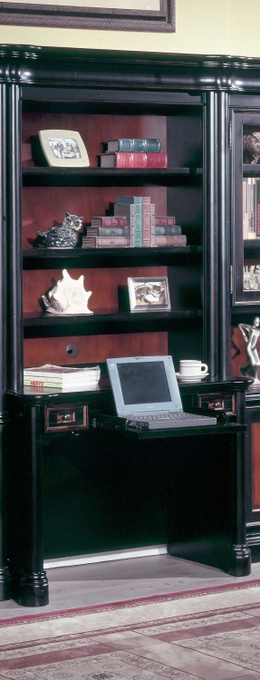 Parker House Bordeaux Library Desk and Hutch