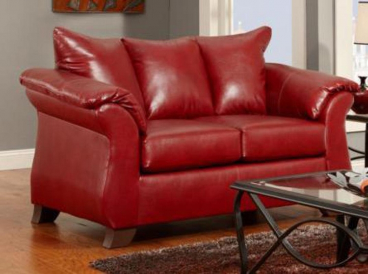 Armstrong Loveseat - Sierra Red