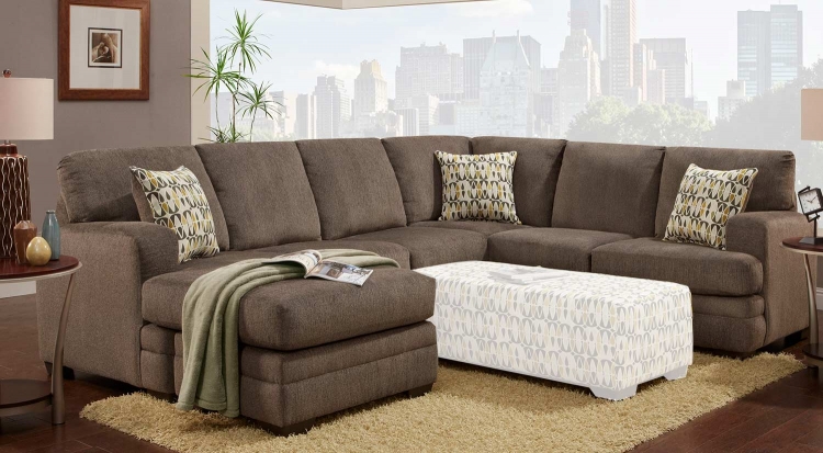 Northborough Sectional Sofa - Hillel Pewter