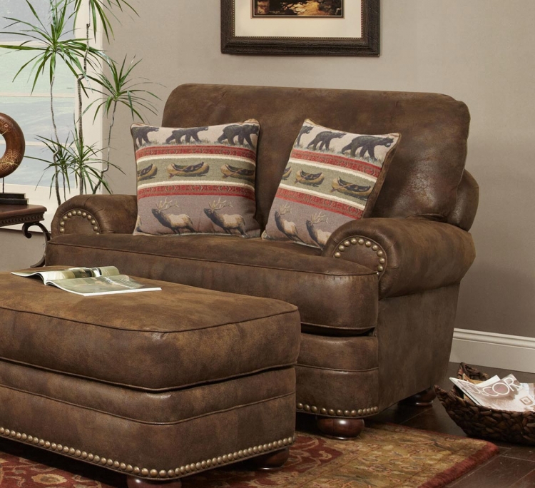Drew Accent Chair - Brown