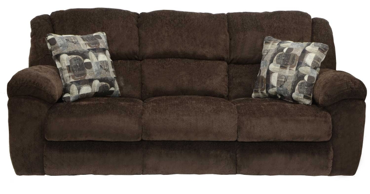 Transformer Ultimate Sofa with 3 Recliners and 1 Drop Down Table - Chocolate