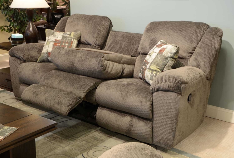 Transformer Ultimate Sofa with 3 Recliners and 1 Drop Down Table - Seal