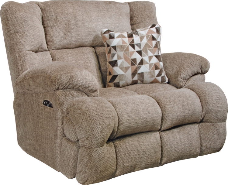 Brice Power Lay Flat Recliner with Power Headrest - Chateau