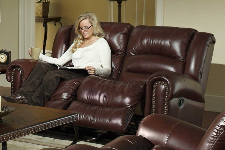 Churchill Dual Rocking Reclining Love Seat