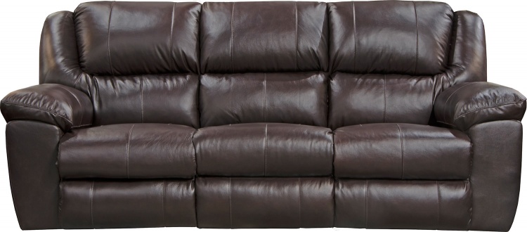 Transformer II Leather Reclining Sofa - Chocolate