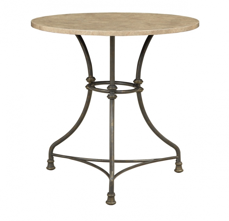 Lahner Round Counter Height Table - Black Base