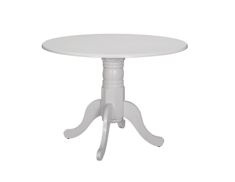 Allston Round Dining Table - White