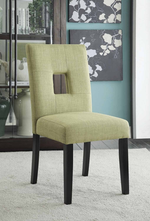 Andenne Dining Chair - Green/Black