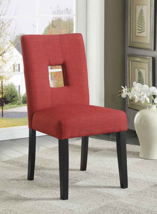 Andenne Dining Chair - Red/Black