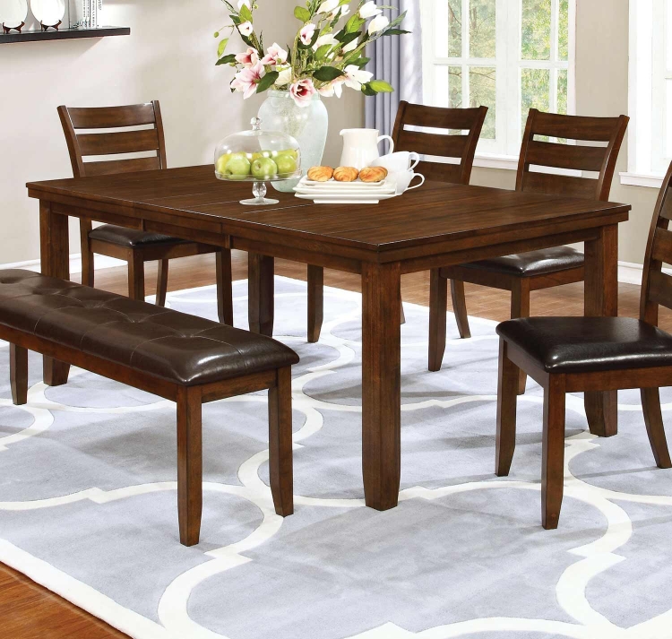 Maxwell Rectangular Dining Table - Golden Brown