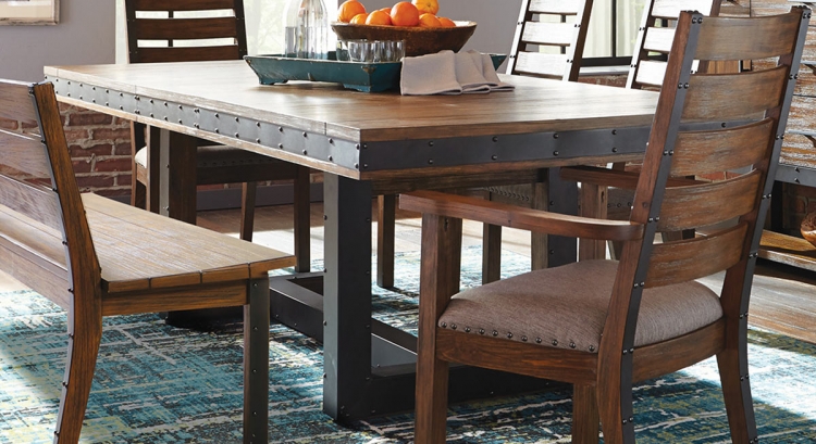 Atwater Dining Table - Vintage Bourbon