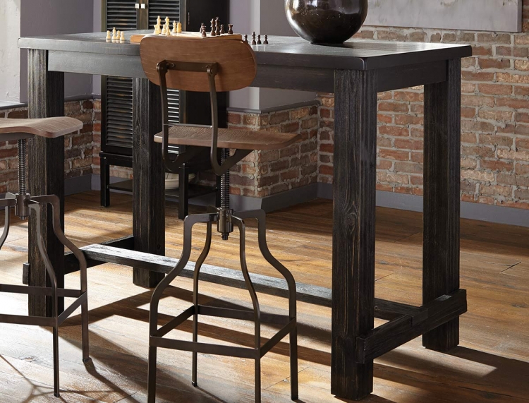 Jacinto Bar Table - Antique Black