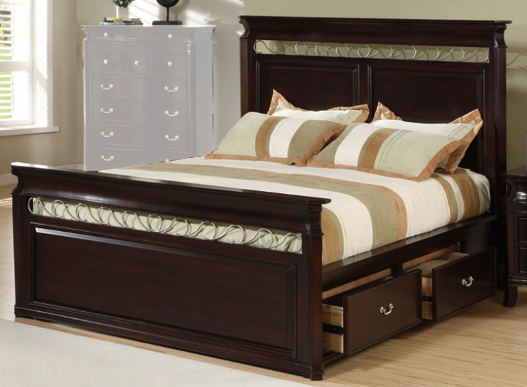 Manhattan Panel Bed with Storage