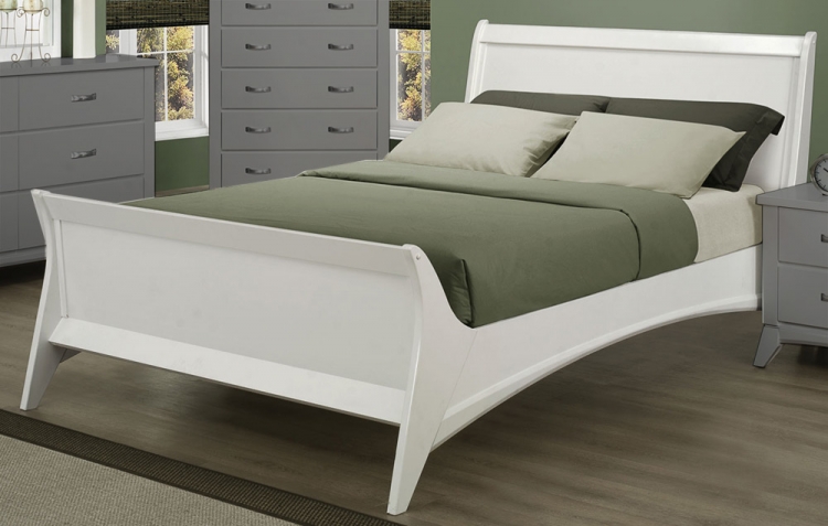 Eleanor Platform Bed - White