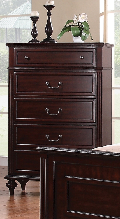 Emily Chest - Brown Cherry