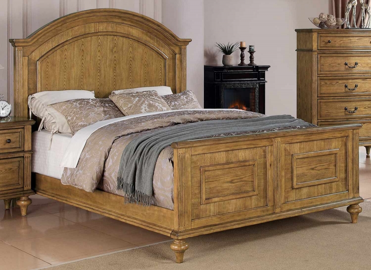 Emily Bed - Light Oak