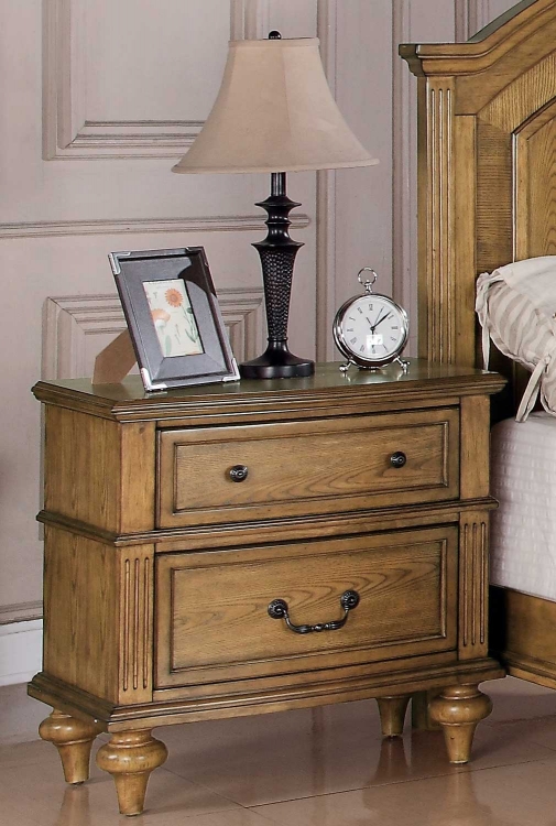 Emily Night Stand - Light Oak