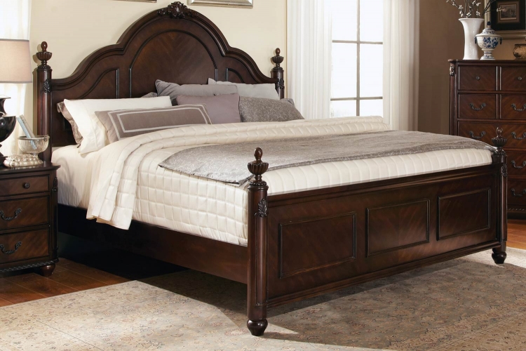 Luciana Bed - Cherry