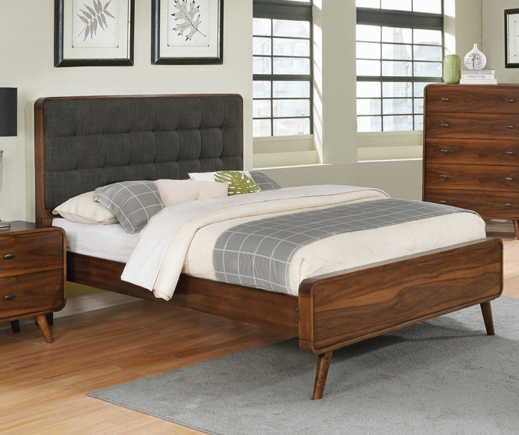 Robyn Bed - Dark Walnut