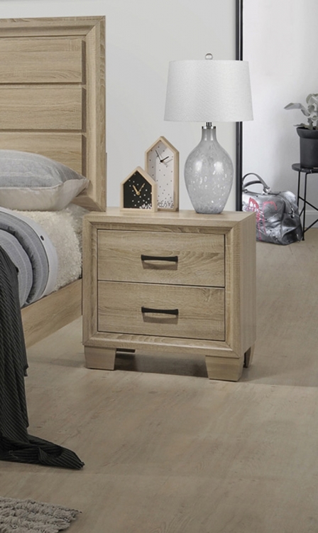 Vernon Nightstand - White Washed Oak