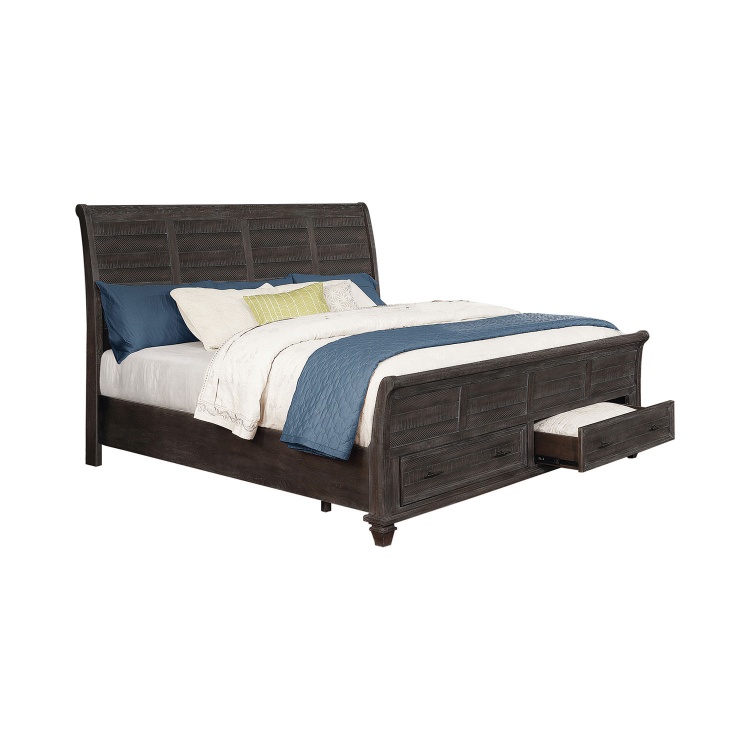 Atascadero Bed - Weathered Carbon