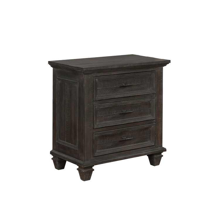 Atascadero Nightstand - Weathered Carbon