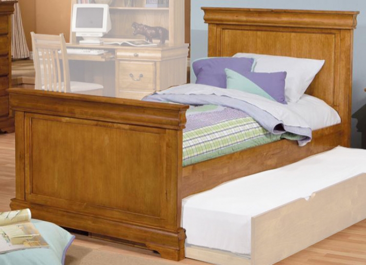 Louis Philippe Youth Light Brown Bed