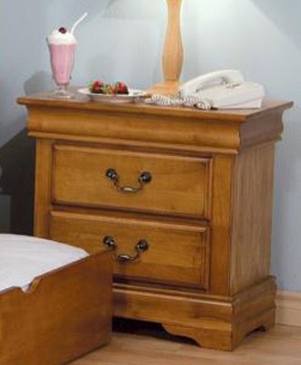 Louis Philippe Youth Light Brown Night Stand