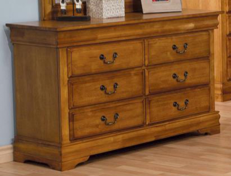 Louis Philippe Youth Light Brown Dresser