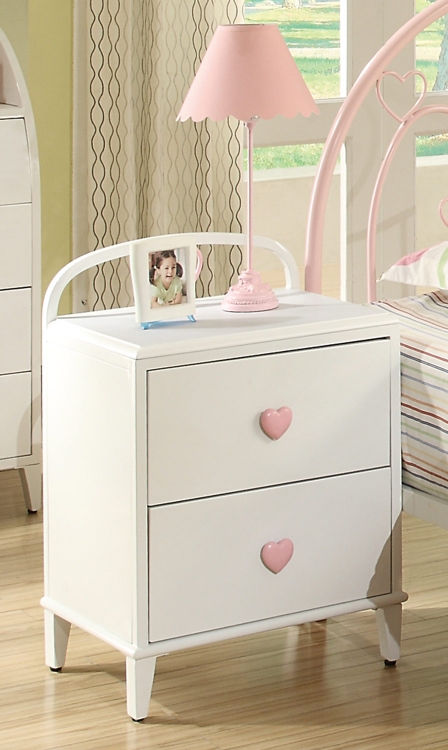 Juliette Night Stand - White