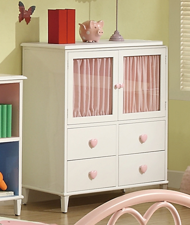 Juliette 4 Drawer Chest With 2 Doors - White