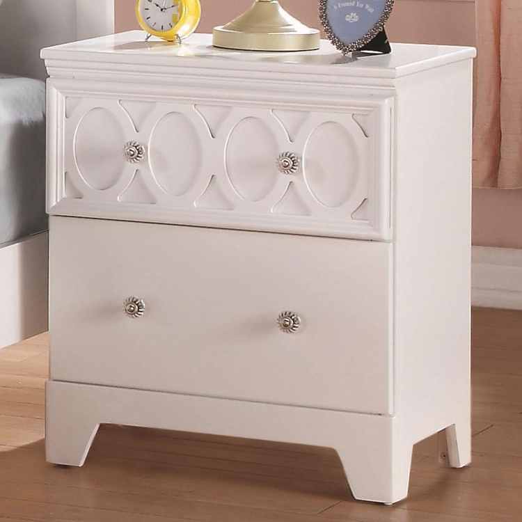 Madeline Night Stand - White