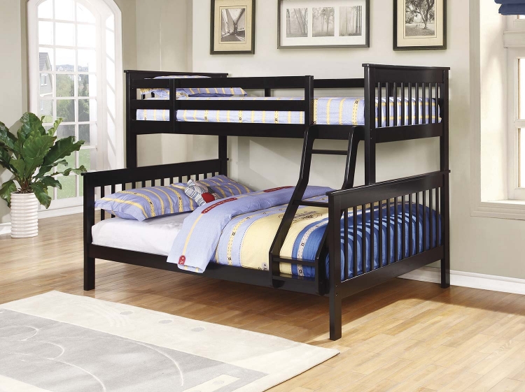 Chapman Twin/Full Size Bunk Bed - Black